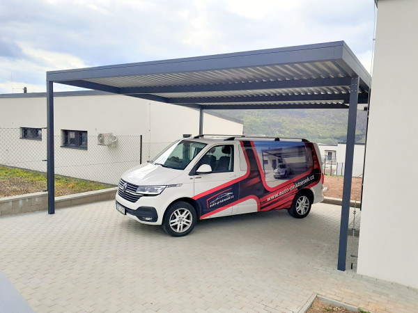 ROVNÝ AUTOPŘÍSTŘEŠEK STEEL STRAIGHT D - trapézová střecha