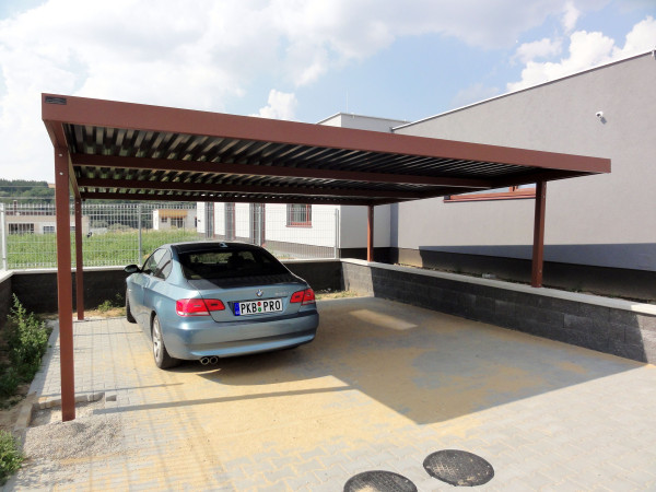 ROVNÝ AUTOPŘÍSTŘEŠEK STEEL STRAIGHT D - trapézová střecha
