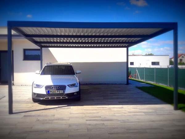 ROVNÝ AUTOPŘÍSTŘEŠEK STEEL STRAIGHT D - trapézová střecha