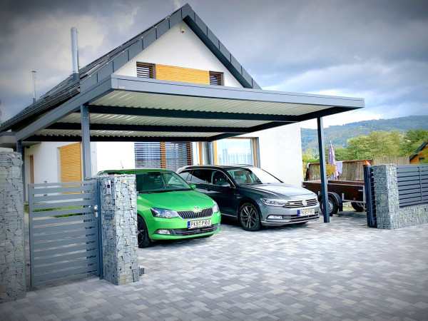 ROVNÝ AUTOPŘÍSTŘEŠEK STEEL STRAIGHT D - trapézová střecha