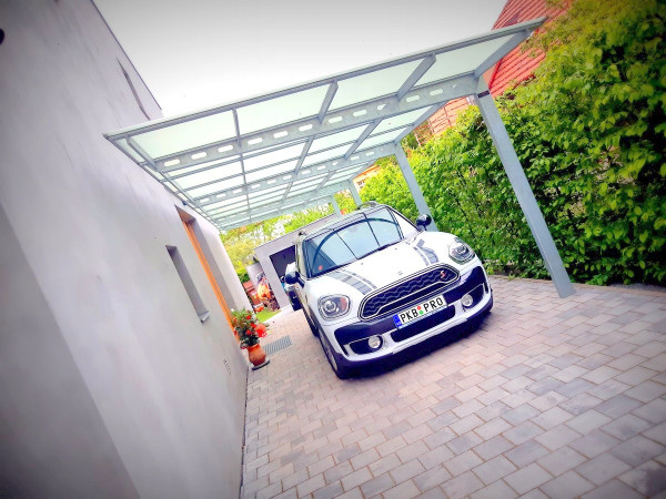 🚗 Rovný přístřešek - Steel Straight T | Odolná ochrana pro vaše vozidlo 🏡