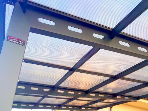 🚗 Rovný přístřešek - Steel Straight T | Odolná ochrana pro vaše vozidlo 🏡