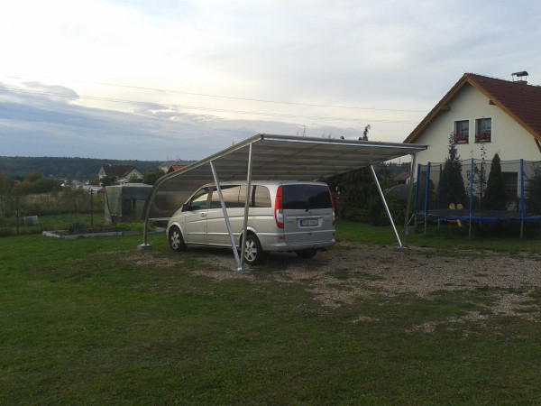 👍 DUO - přístřešek pro jedno větší auto 👍