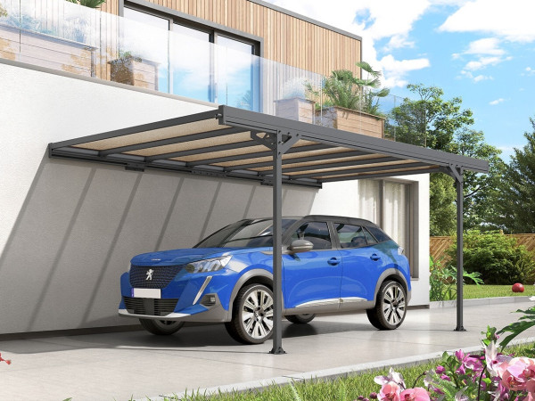 Hliníkový přístřešek ke zdi – kvalitní carport pro auto