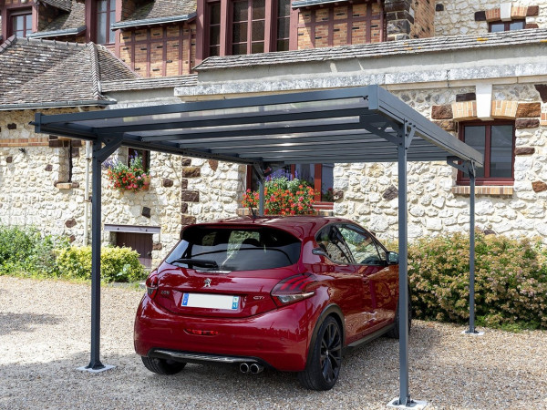 Hliníkový přístřešek 4 nohy – kvalitní carport pro auto