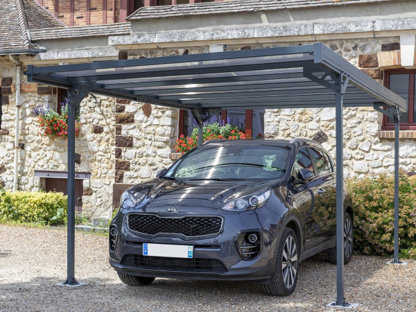 Hliníkový přístřešek 4 nohy – kvalitní carport pro auto