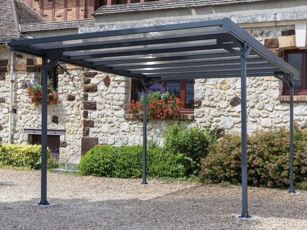 Hliníkový přístřešek 4 nohy – kvalitní carport pro auto