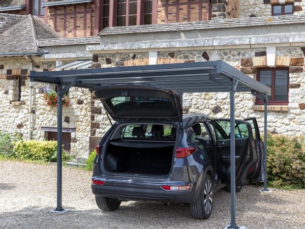 Hliníkový přístřešek 4 nohy – kvalitní carport pro auto