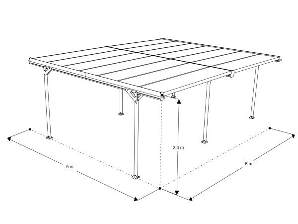 🚗🚗 Přístřešek pro 2 auta 🚗🚗 – Moderní hliníkový carport s polykarbonátem | Doprava zdarma 🚚