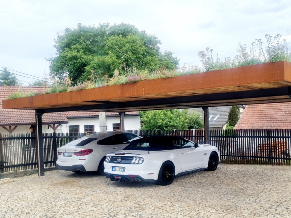 ROVNÝ AUTOPŘÍSTŘEŠEK STEEL STRAIGHT D - trapézová střecha