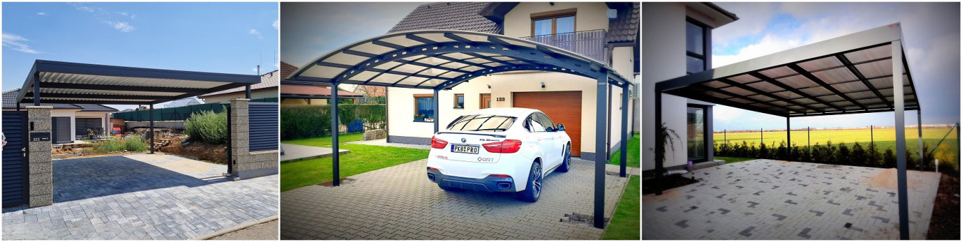 🚗🚗 Odolný ocelový přístřešek pro dvě auta – moderní design a vysoká kvalita